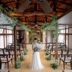 併設チャペルでの撮影