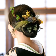 新婦生花ヘッドドレス（販売）