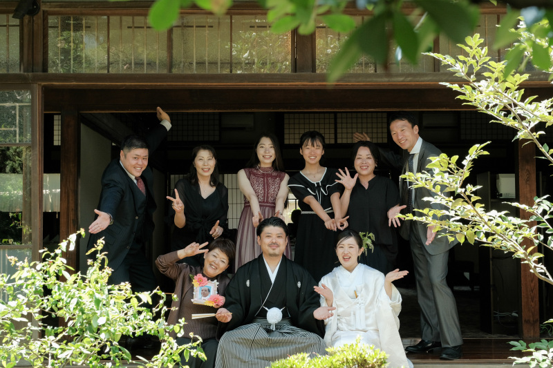 【フォト＆会食プラン―和装】美しい日本庭園＆館内撮影1.5ｈ◆フレンチコース6名様分｜データ100cut付