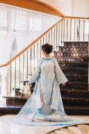 オーガンジー　ぼたん