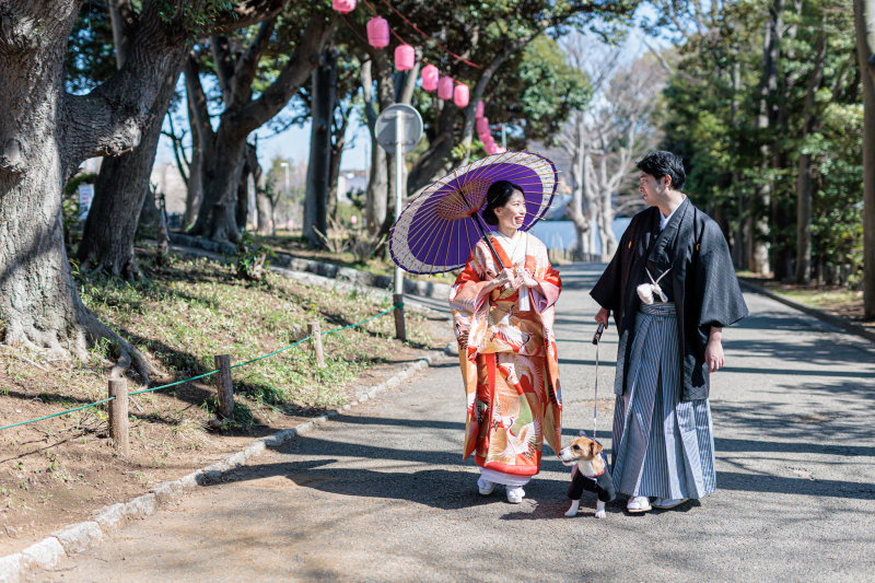お散歩も記念に