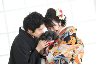 わんちゃんと一緒に♡