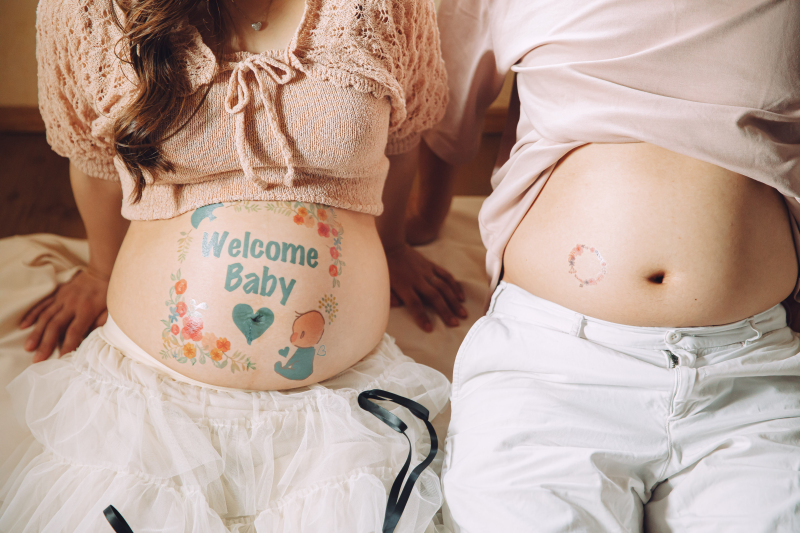 こだわりのスタジオで撮るマタニティフォト