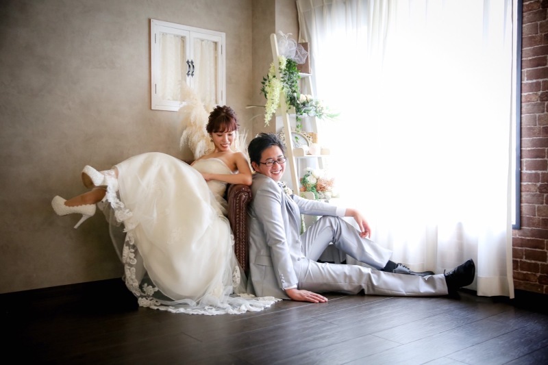 自然光溢れるスタジオ