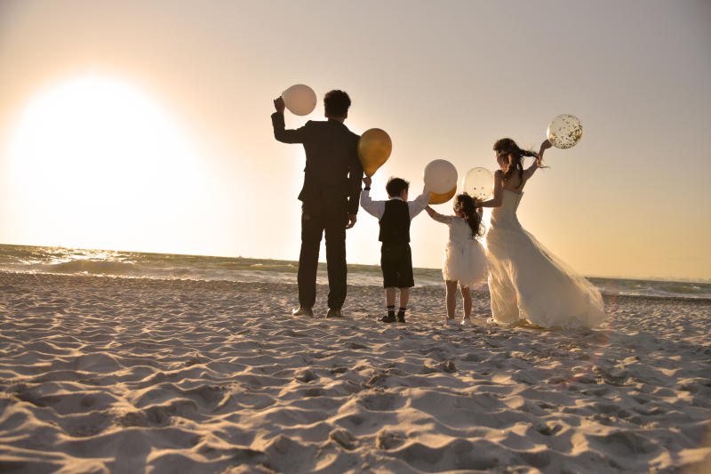 最後はご家族で