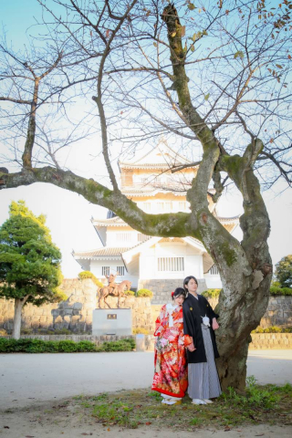 ロケーション撮影だからのびのび犬ちゃんも一緒に