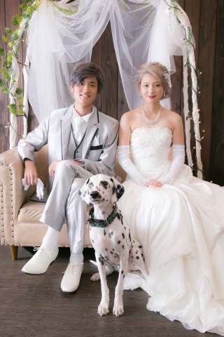 愛犬と一緒に♡