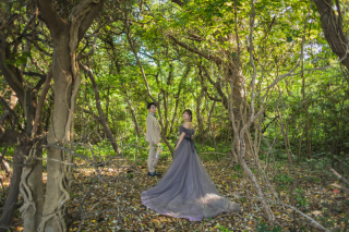 沖ノ島で衣装２着☆ロケーション撮影