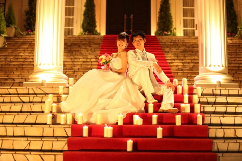 キャンドルを使って