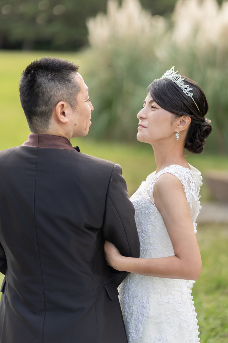 お互いを見る時の素敵な表情