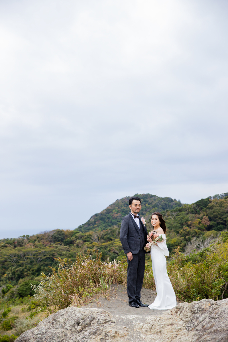 景色を見ながら