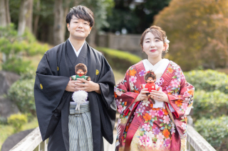和庭園で迎える華やかな晴れ舞台