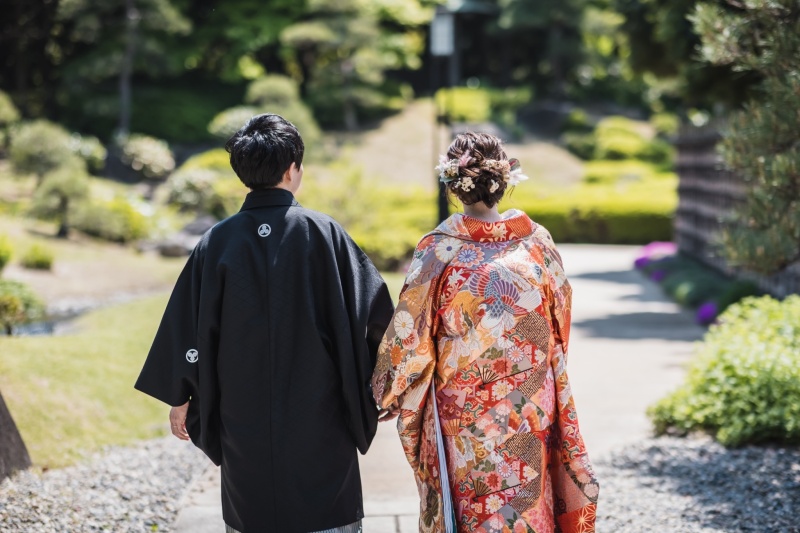 庭園内をお散歩