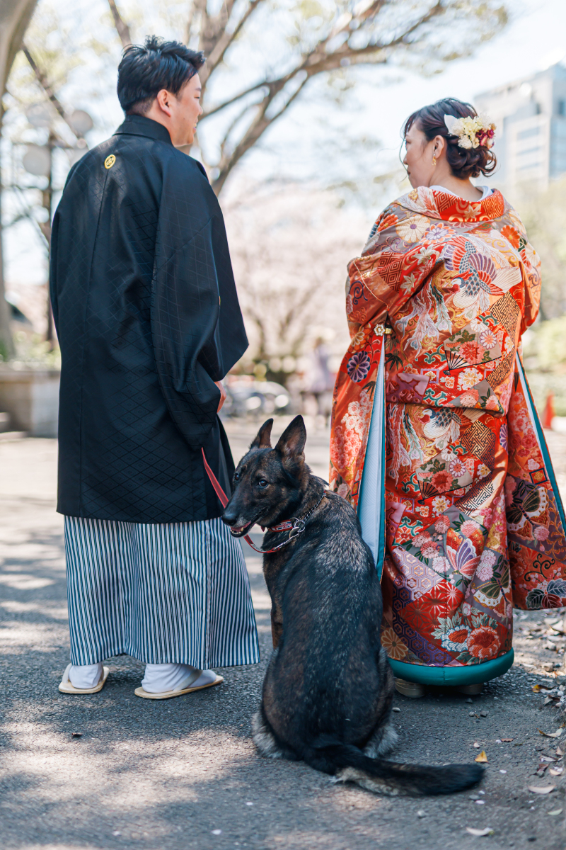 大きなわんちゃんも一緒に♡