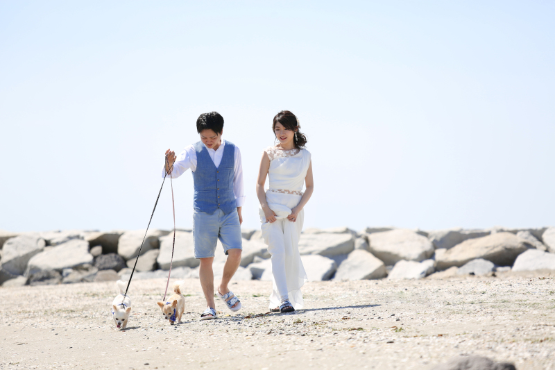 お散歩しながら