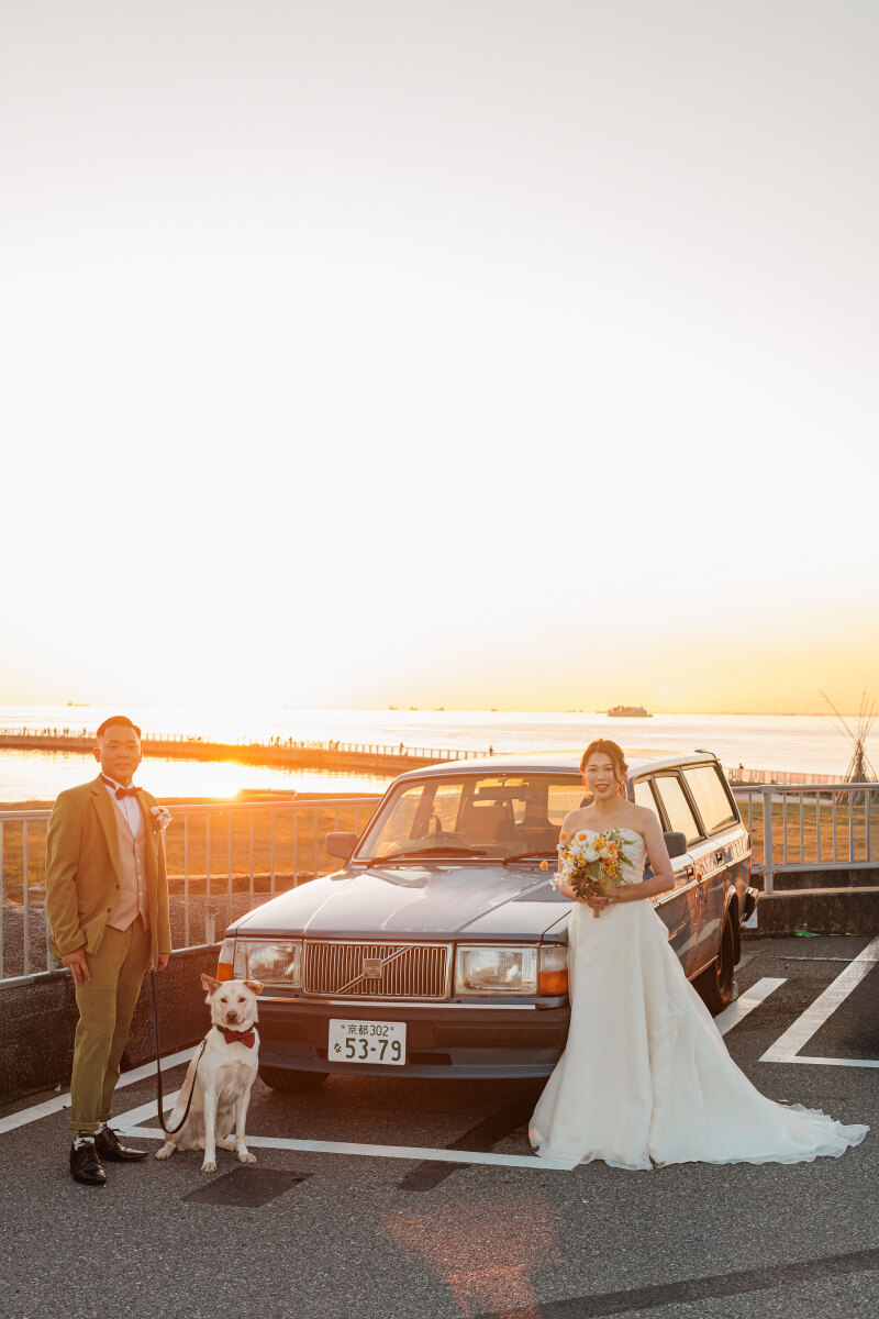 愛犬、愛車との撮影は是非Ritaclosetにお任せください！