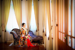 洋館でロマンチックに