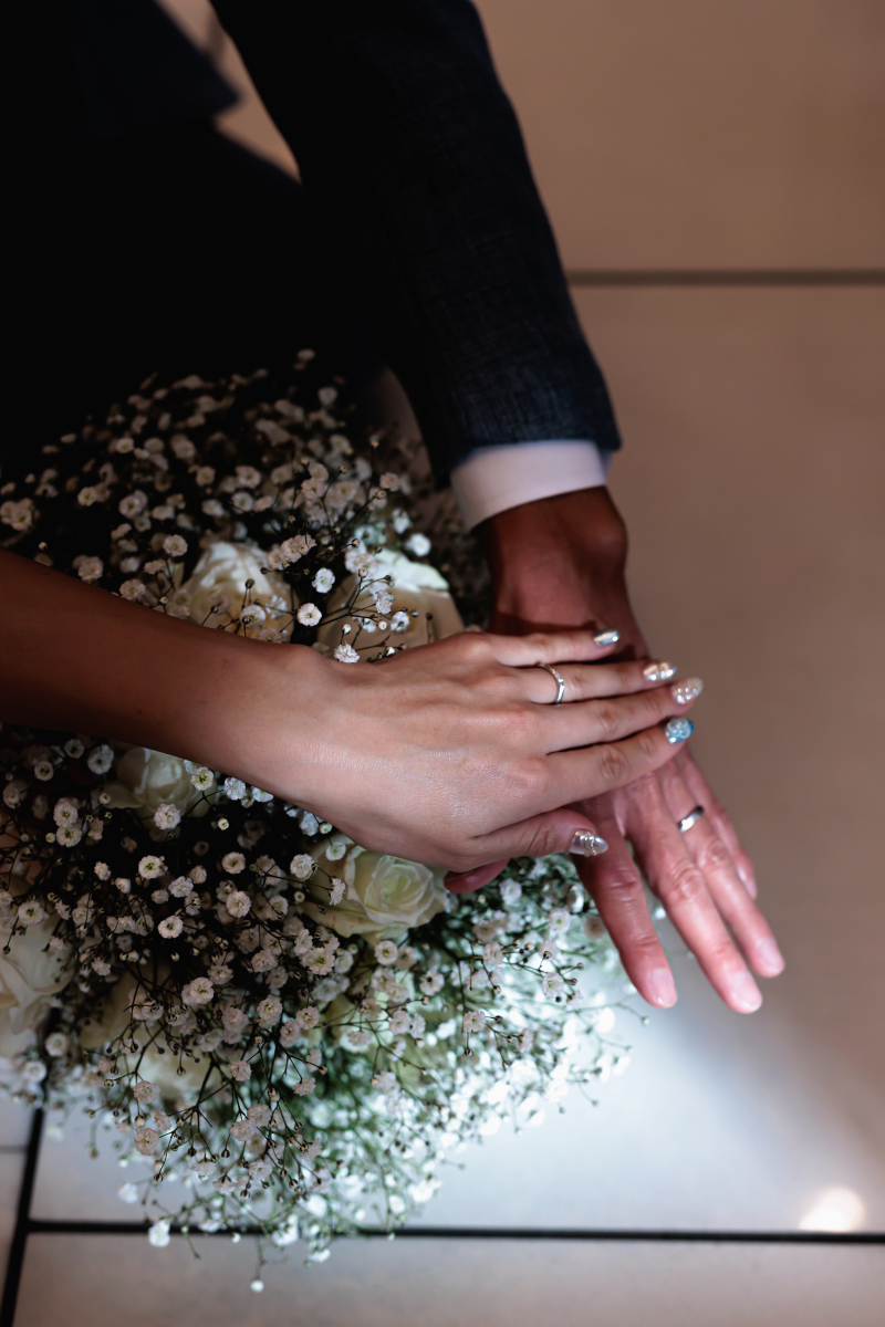 お気に入りのブーケとマリッジリング
