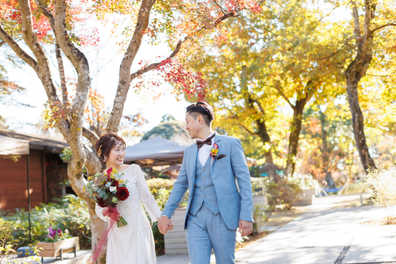 自然豊かな森で