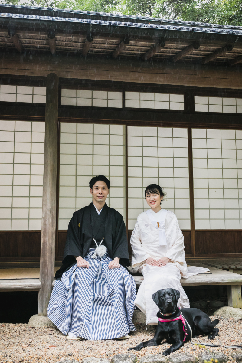 わんちゃんと一緒に