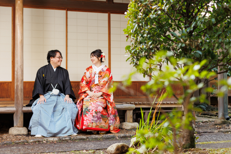 縁側でしっとりショット