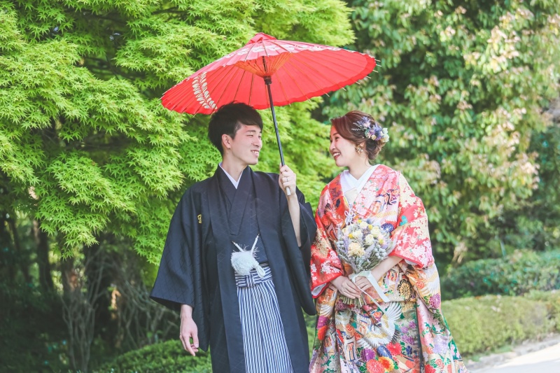 和装から撮影開始