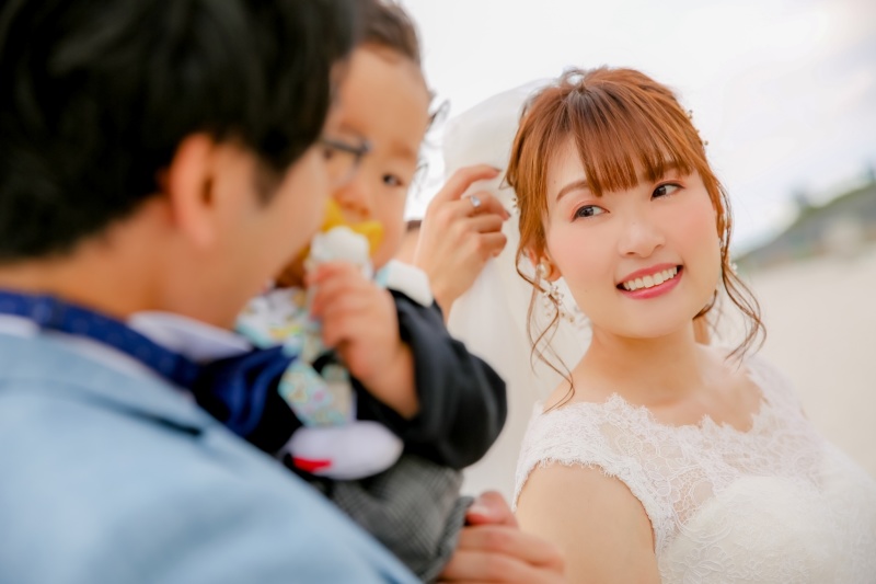 お子様も一緒の撮影