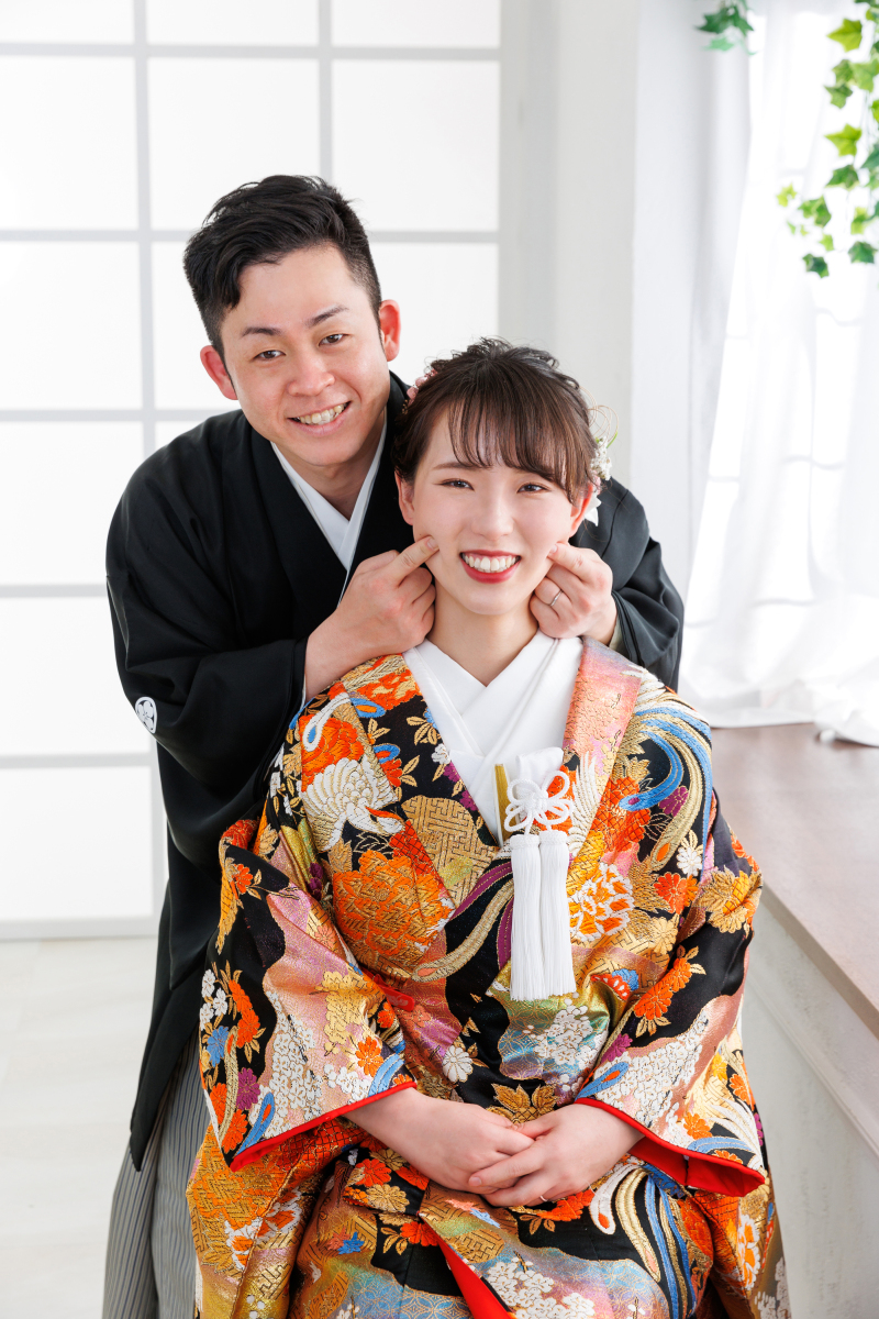 和装でもおふたりらしく