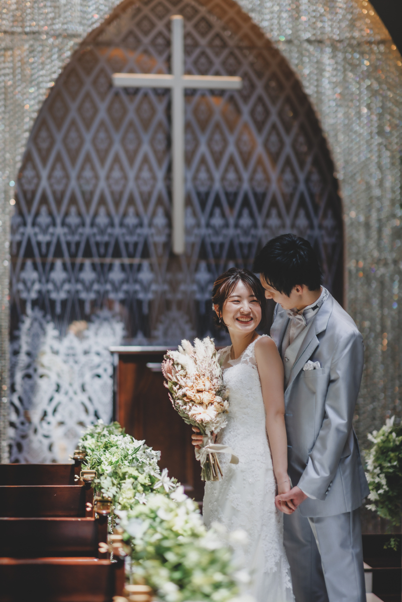 本物のチャペルで撮影