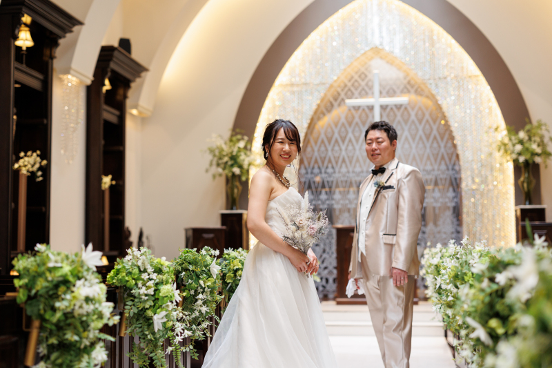 いよいよチャペルで