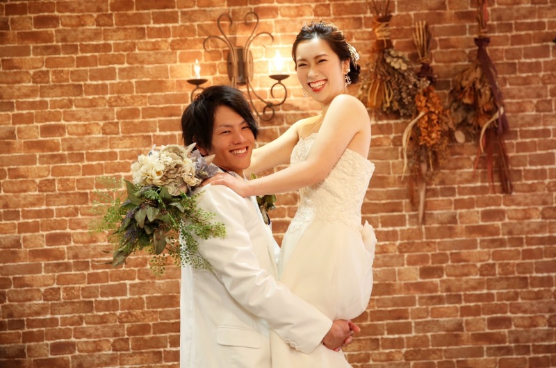 照れながらも、、