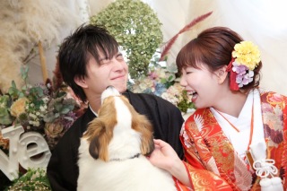 ぺっとちゃんと撮影♡