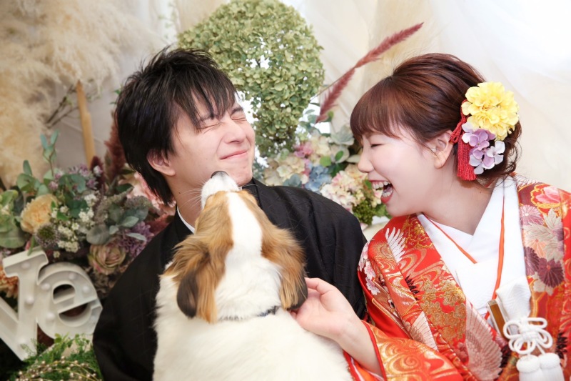 ぺっとちゃんと撮影♡