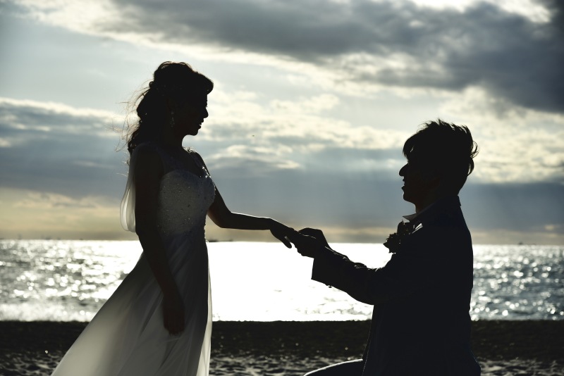 プロポーズシーン