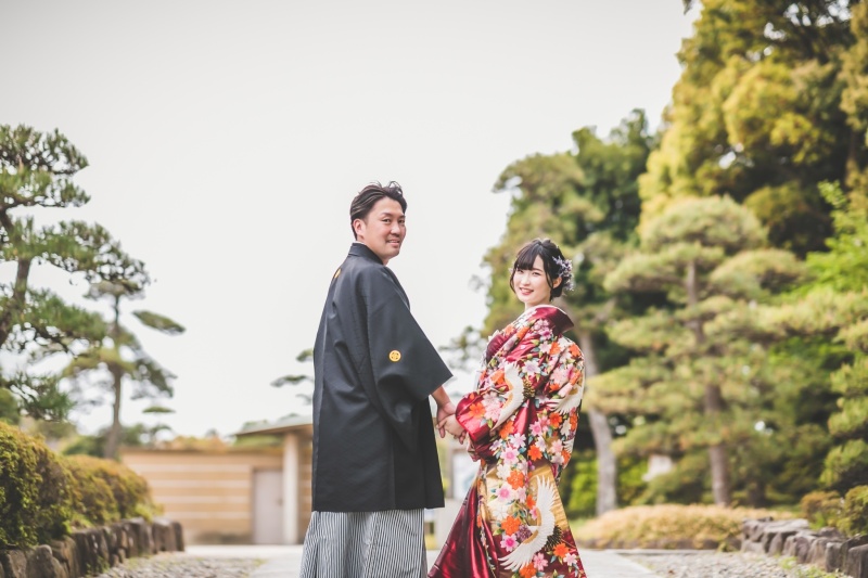 手繋ぎショット