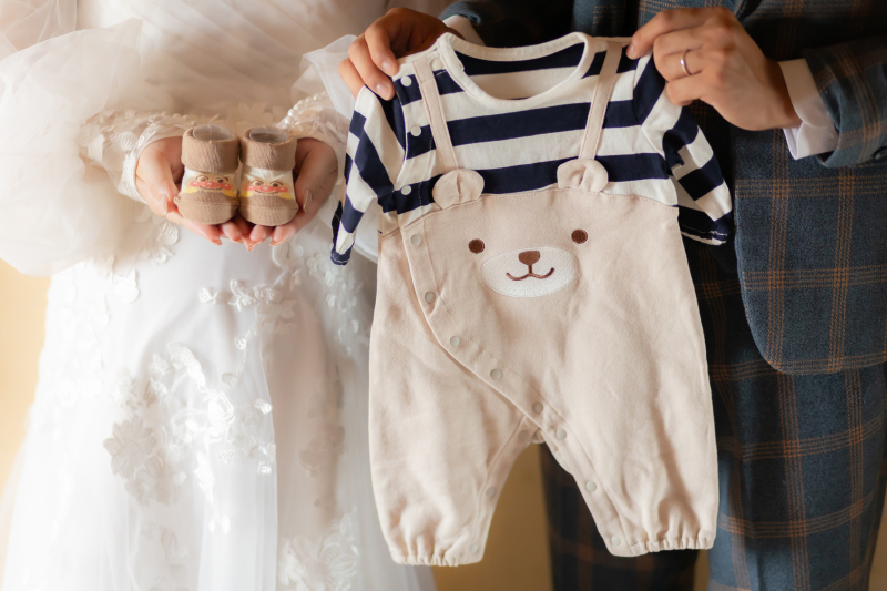 2人で準備した赤ちゃんの為の物とも！！