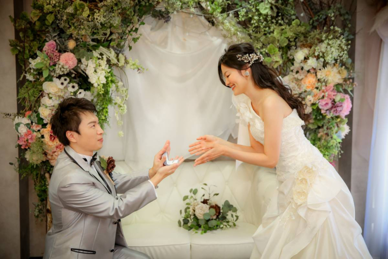 プロポーズシーン