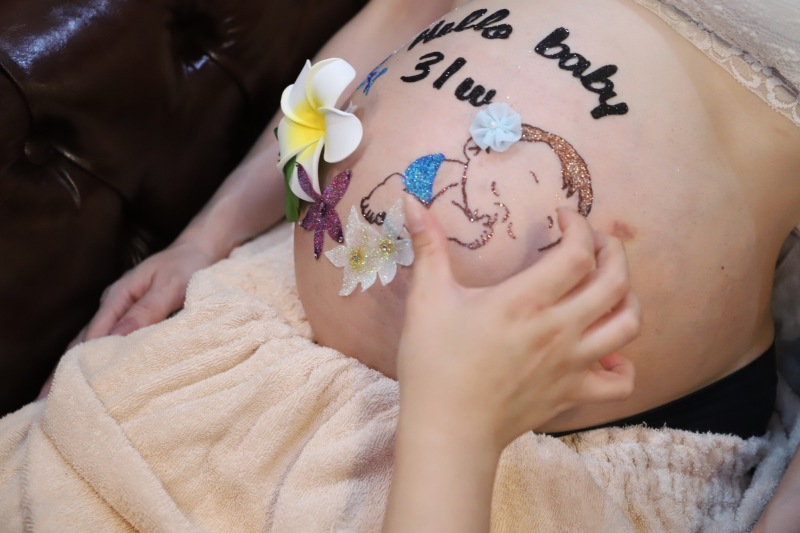 希望通りのボディアート