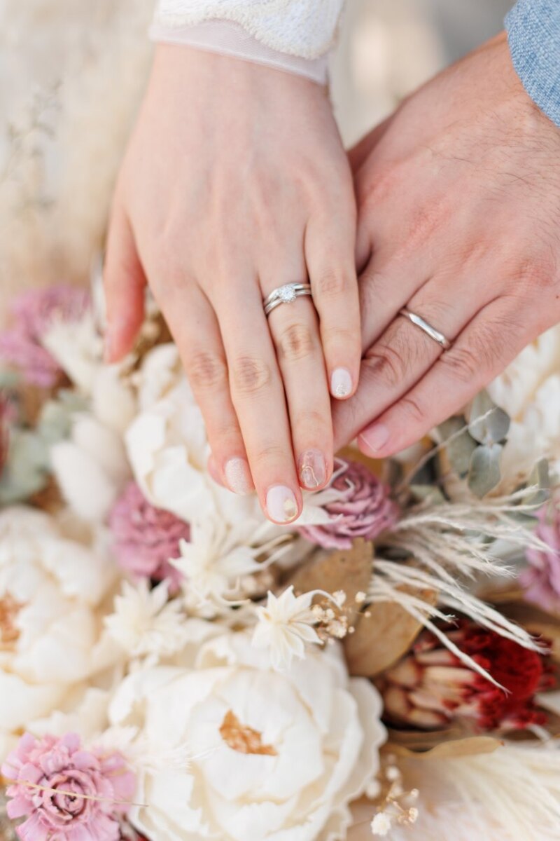 オリジナルブーケでリングショット