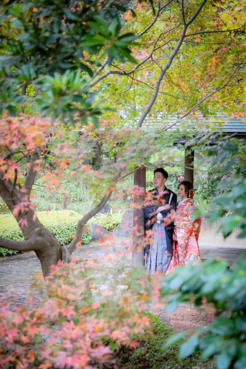 晴れ晴れしい花嫁姿