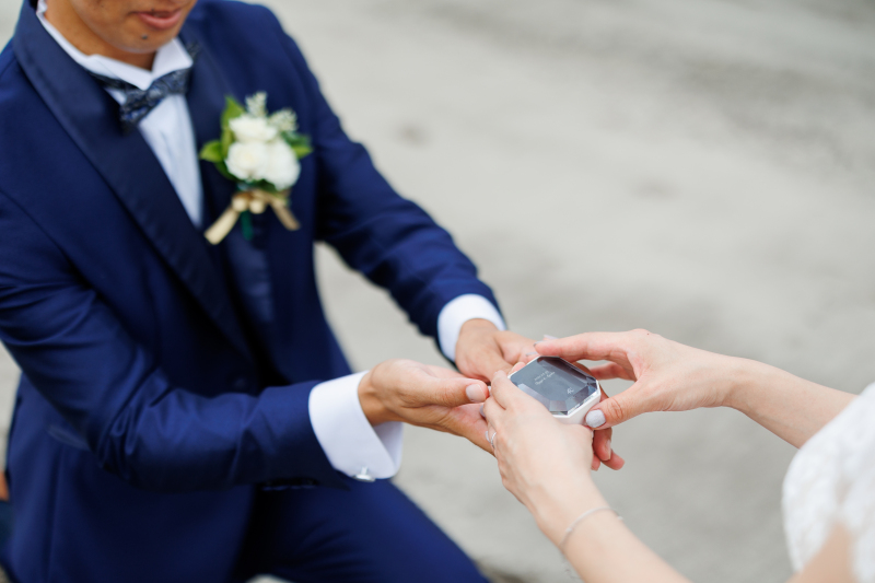 プロポーズシーン