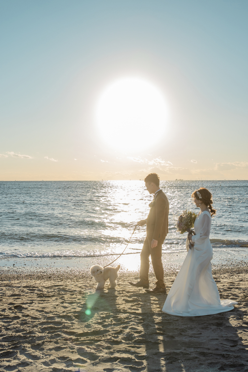 衣装チェンジして、海へ