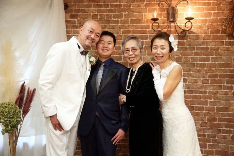 ご家族で記念撮影