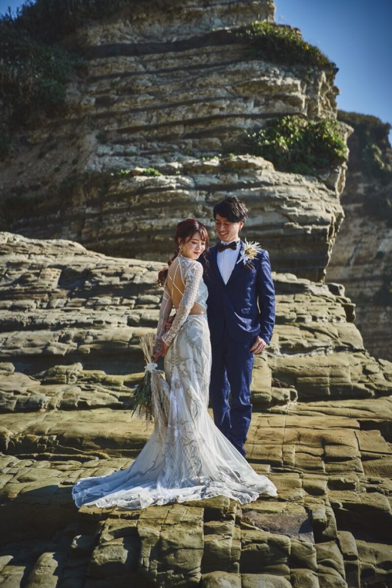 壮大な自然の中でBOHOスタイル