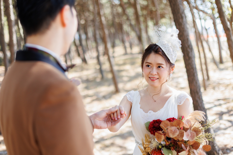 洋装も和装もロケーションでたっぷり撮影！