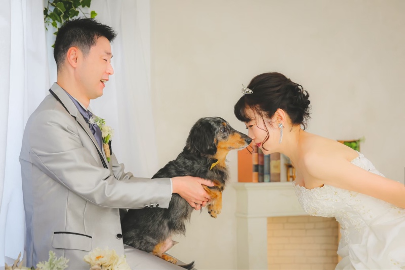 お顔を寄せ合って