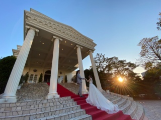 憧れのチャペル、庭園で✴︎