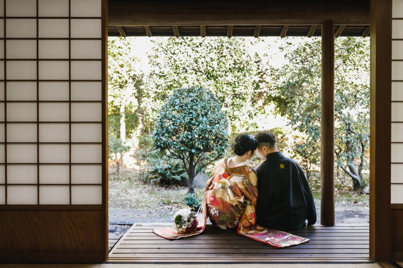 室内からのバックショット