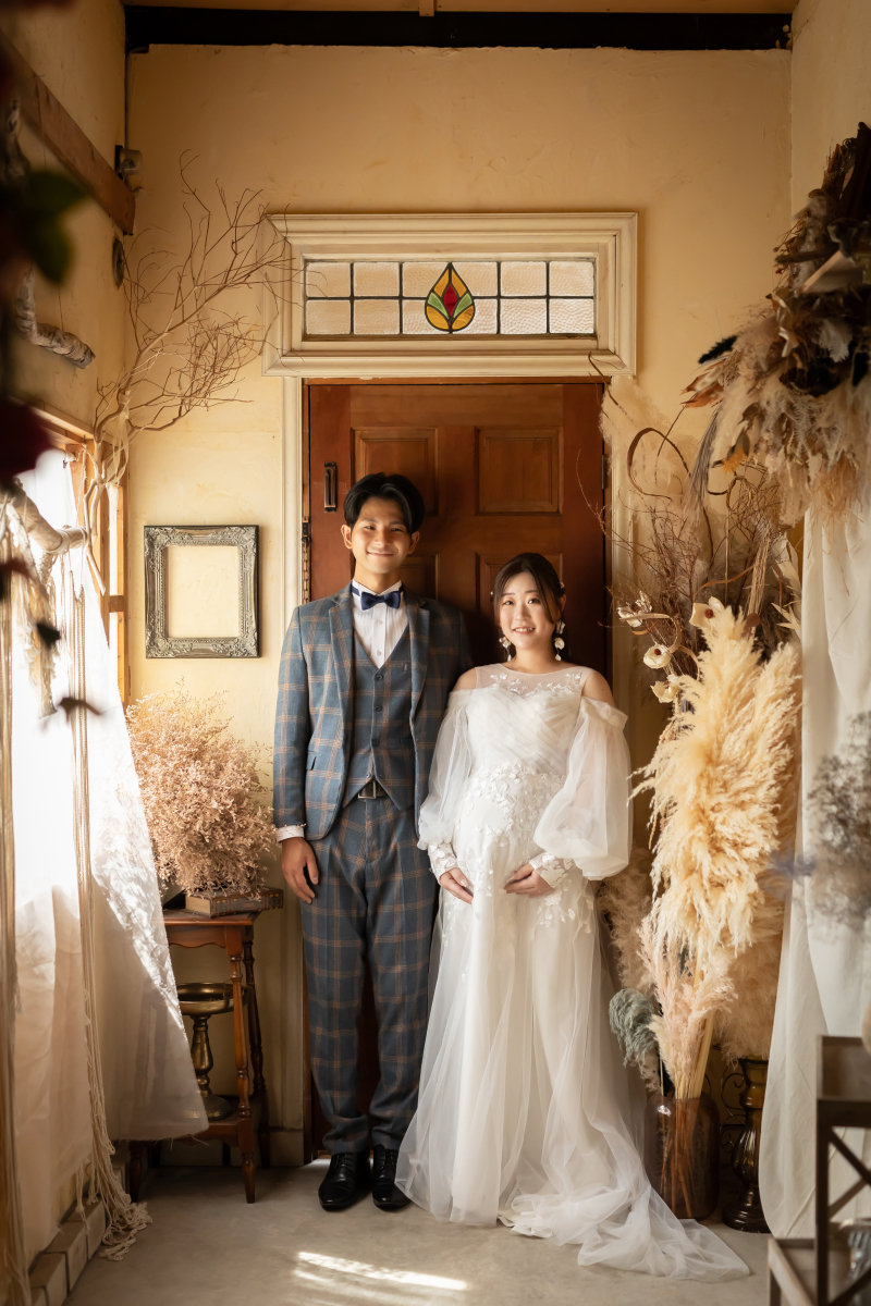 洋装ならではの華やかさで