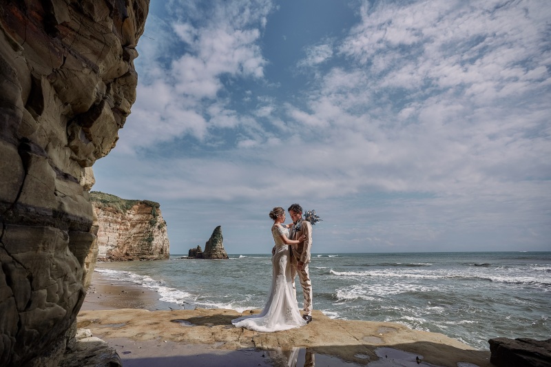 大自然の中で撮影スタート